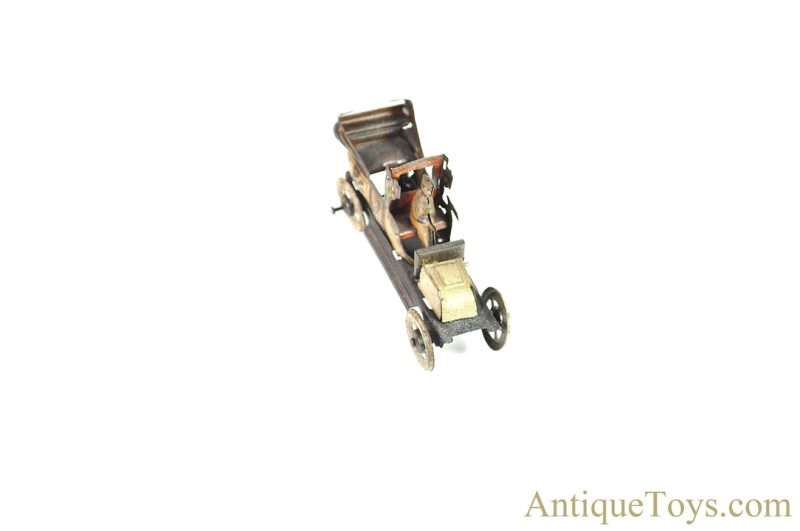 Johann Distler (J.D.) Lithographed Tin Penny Taxi German Toy <FONT COLOR="ff000 ">*SOLD*</font> - Image 4