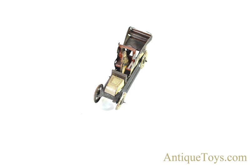 Johann Distler (J.D.) Lithographed Tin Penny Taxi German Toy <FONT COLOR="ff000 ">*SOLD*</font> - Image 5