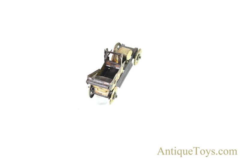 Johann Distler (J.D.) Lithographed Tin Penny Taxi German Toy <FONT COLOR="ff000 ">*SOLD*</font> - Image 7