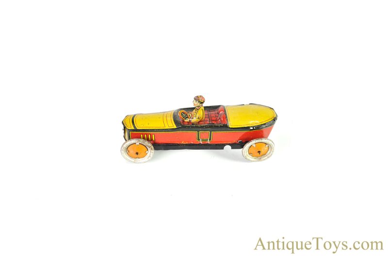 GeLy by Georg Levy Tin Lithographed Race Car German Toy for Sale - Image 2