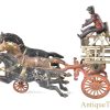 Harris Toy Co. Ca. 1898-1906 Cast Iron Large Hook and Ladder Truck No. 165 <FONT COLOR="ff000 ">*SOLD*</font> - Image 3