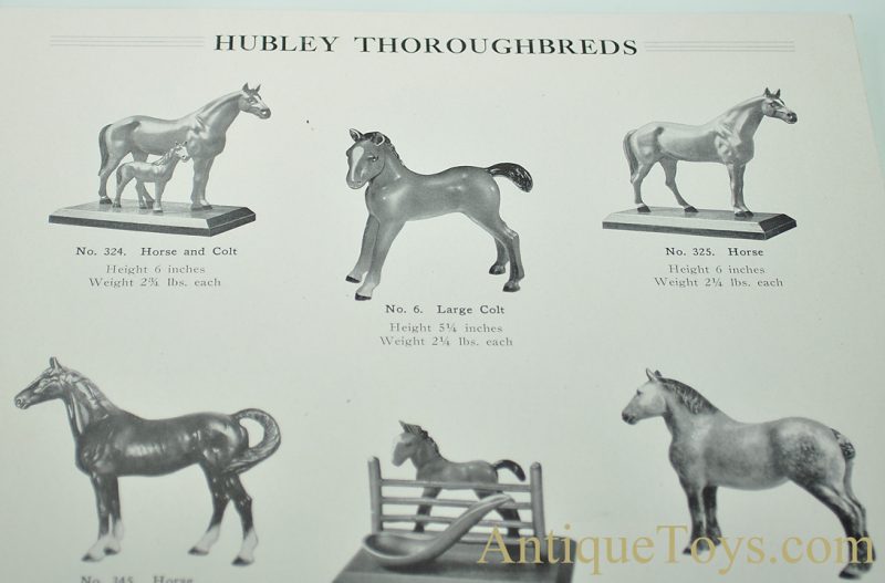 Hubley ca. 1940's Cast Iron "Garnet" #325 Horse on Wooden Plinth <FONT COLOR="ff000 ">*SOLD*</font> - Image 8