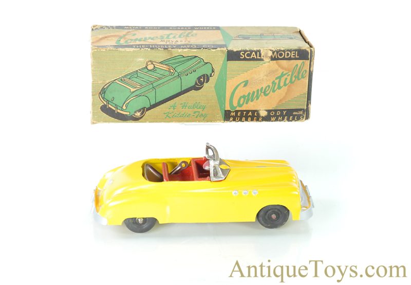 Hubley Kiddie Toy Yellow Diecast No. 475 Convertible in Box <FONT COLOR="ff000 ">*SOLD*</font> - Image 2
