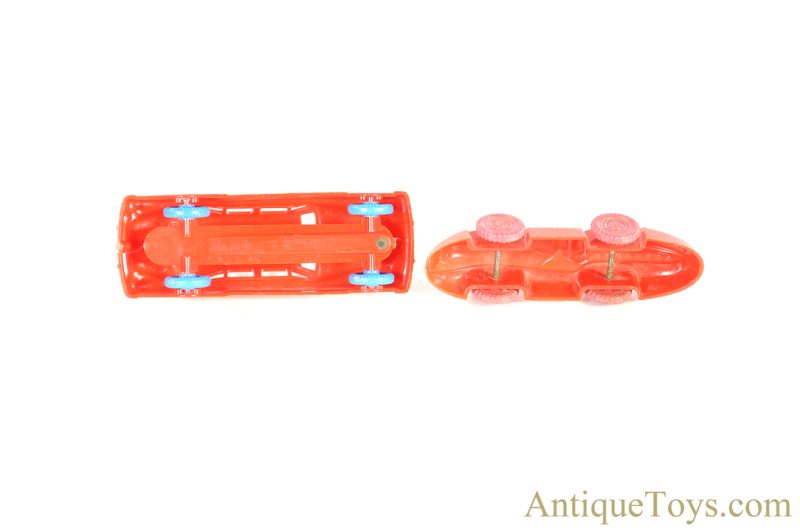 Lapin Ideal USA Made Red Plastic Lot of 4 Cars for Sale - Image 4