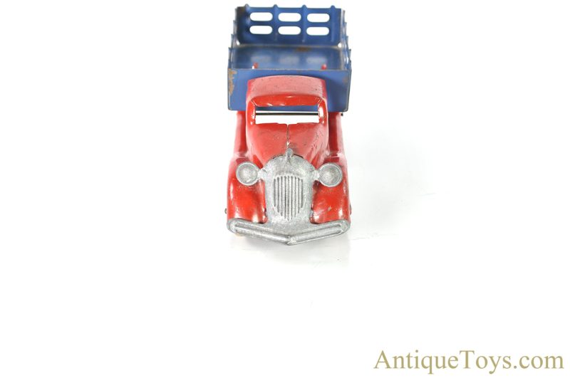 Marx ca. 1940's Pressed Steel "Block Truck" Stake Truck <FONT COLOR="ff000 ">*SOLD*</font> - Image 4