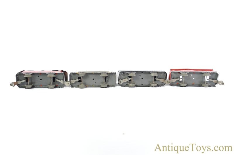 Marx Tin Lithographed Windup "Streamlined Train" Commodore Vanderbilt Sparkling Mechanical Train Set in Box <FONT COLOR="ff000 ">*SOLD*</font> - Image 7