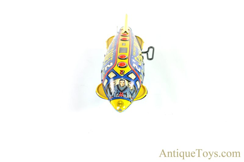 Marx Tin Windup Tom Corbett Space Explorer Polaris Rocket <FONT COLOR="ff000 ">*SOLD*</font> - Image 11