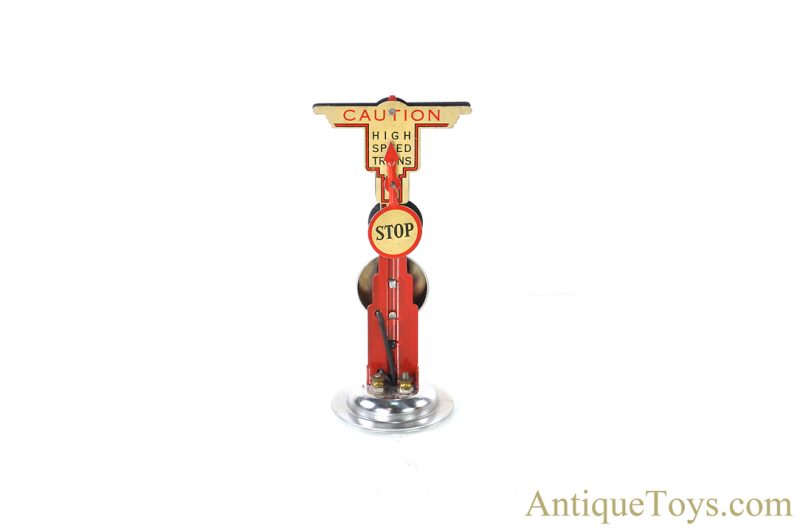 Marx No. 423 Twin Light Crossing Flasher & No. 417 Bell Ringing Crossing Signal with Swinging Arm Set of Train Accessories <FONT COLOR="ff000 ">*SOLD*</font> - Image 7