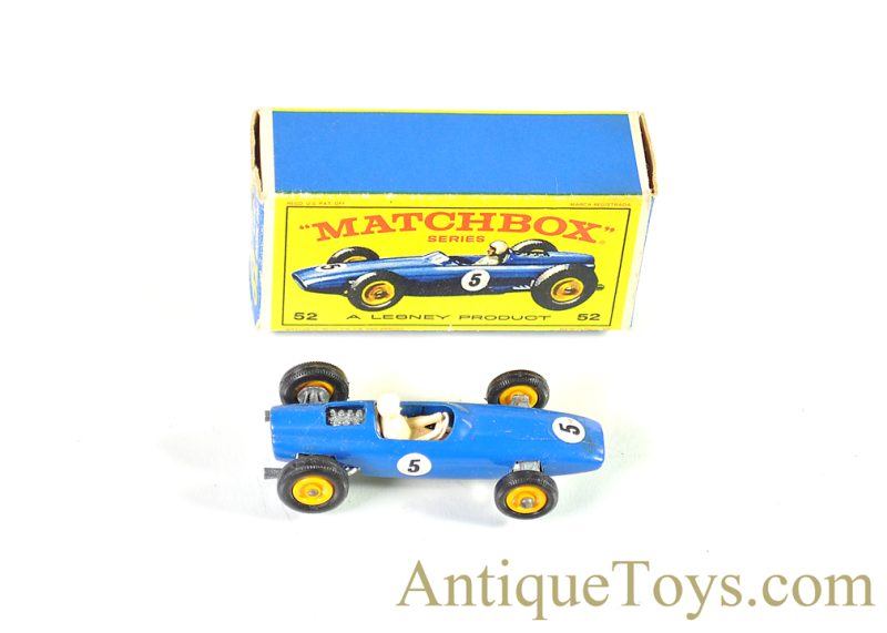 Matchbox Series Lesney England Diecast 52 B.R.M. Racing Car in Box <FONT COLOR="ff000 ">*SOLD*</font>