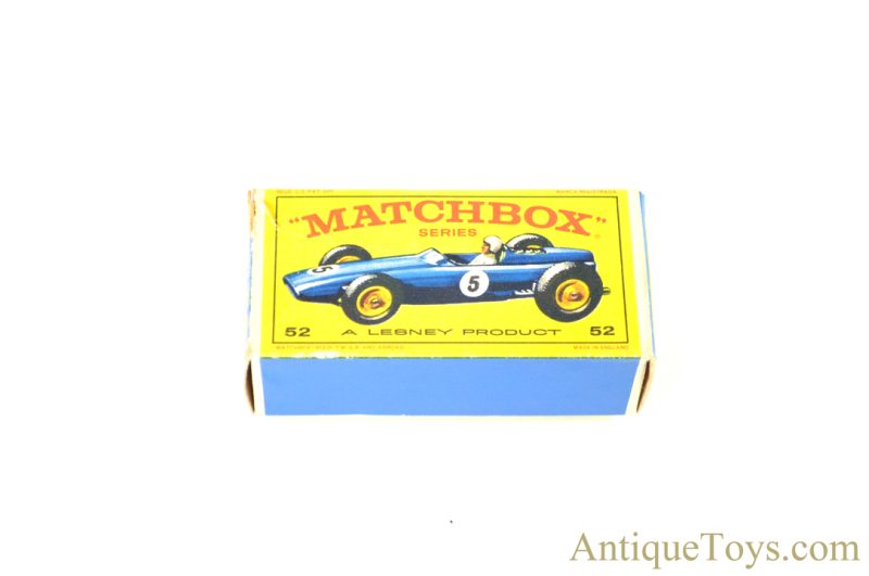 Matchbox Series Lesney England Diecast 52 B.R.M. Racing Car in Box <FONT COLOR="ff000 ">*SOLD*</font> - Image 5