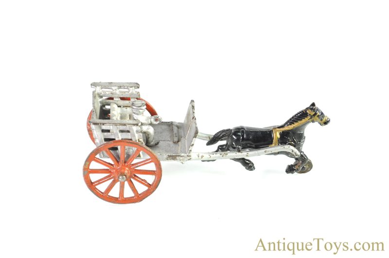 William Shimer & Sons Co. ca. 1903  Cast Iron Road Cart and Horse Toy <FONT COLOR="ff000 ">*SOLD*</font>