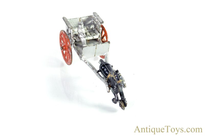 William Shimer & Sons Co. ca. 1903  Cast Iron Road Cart and Horse Toy <FONT COLOR="ff000 ">*SOLD*</font> - Image 4