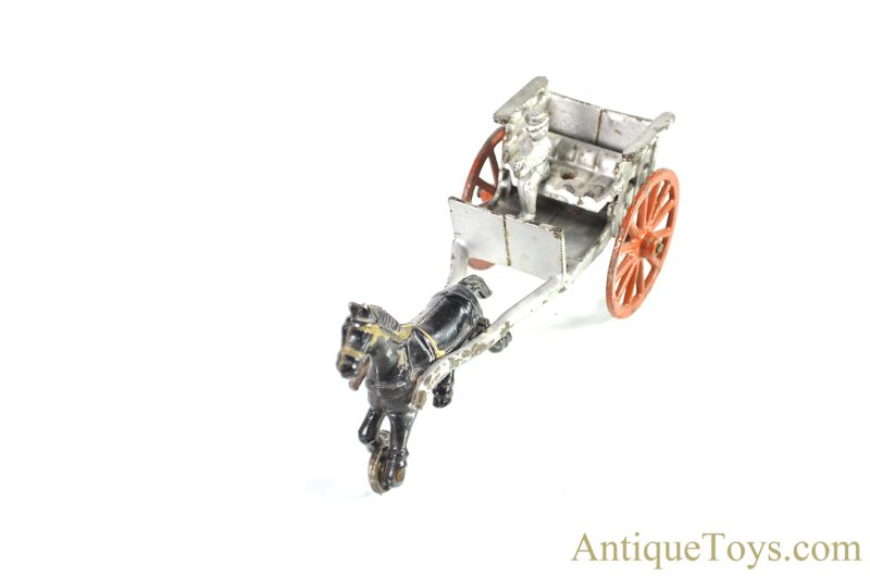 William Shimer & Sons Co. ca. 1903  Cast Iron Road Cart and Horse Toy <FONT COLOR="ff000 ">*SOLD*</font> - Image 5