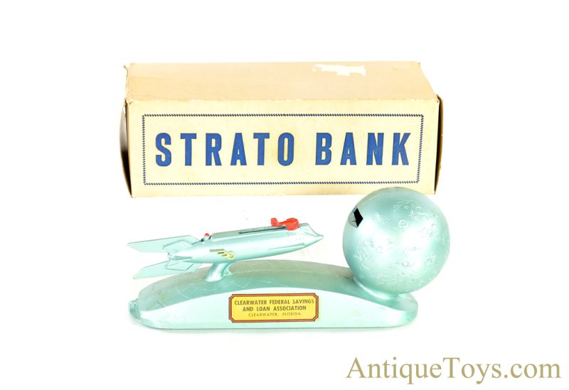Duro Mold & Mfg. Inc. Strato Bank Clearwater Federal Savings Mechanical Bank in Box <FONT COLOR="ff000 ">*SOLD*</font>