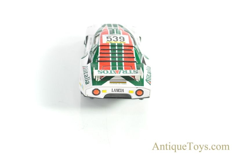 Taiyo Tin Lithographed Battery Operated #7856 "Lancia Stratos GR.5" Japanese Toy with Box <FONT COLOR="ff000 ">*SOLD*</font> - Image 7