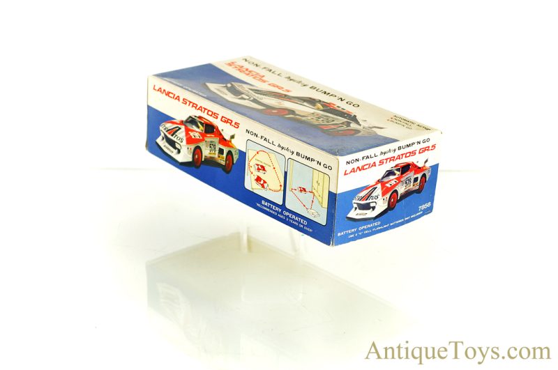Taiyo Tin Lithographed Battery Operated #7856 "Lancia Stratos GR.5" Japanese Toy with Box <FONT COLOR="ff000 ">*SOLD*</font> - Image 8