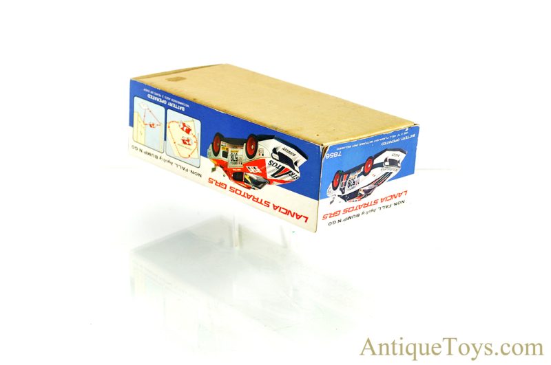Taiyo Tin Lithographed Battery Operated #7856 "Lancia Stratos GR.5" Japanese Toy with Box <FONT COLOR="ff000 ">*SOLD*</font> - Image 9