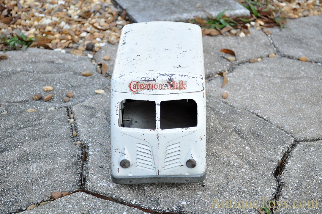 Tonka Private Label Carnation Milk Pressed Steel Delivery Truck SOLD AntiqueToys Antique Toys for Sale