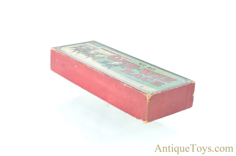 Wolverine Supply & Mfg. Co. ca. 1920’s No. 40 “Gee-Wiz Race” Tin Horse Racing Game in Box <FONT COLOR="ff000 ">*SOLD*</font> - Image 7