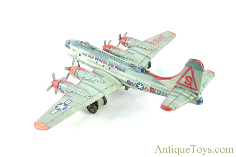 Yonezawa Toys (Y) Tin Lithographed Friction "Boeing B-50 Superfortress" Bomber BK250 USAF Japanese Toy Airplane <FONT COLOR="ff000 ">*SOLD*</font> - Image 2