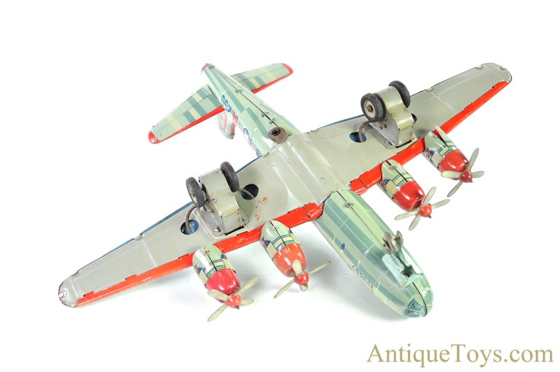 Yonezawa Toys (Y) Tin Lithographed Friction "Boeing B-50 Superfortress" Bomber BK250 USAF Japanese Toy Airplane <FONT COLOR="ff000 ">*SOLD*</font> - Image 6