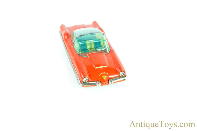 Yonezawa Toys (Y) Tin Lithographed Friction Lincoln XL-500 <FONT COLOR="ff000 ">*SOLD*</font> - Image 5