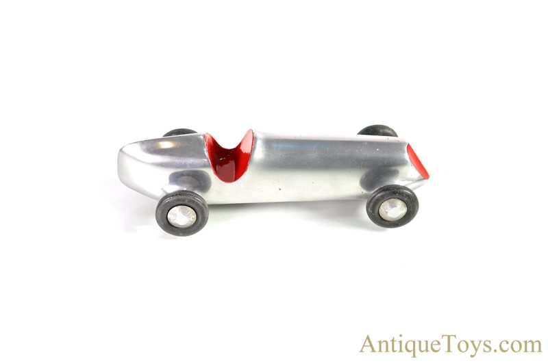 Vintage ca. 1930's Polished Cast Aluminum Indy 500 Style Race Car Toy <FONT COLOR="ff000 ">*SOLD*</font>