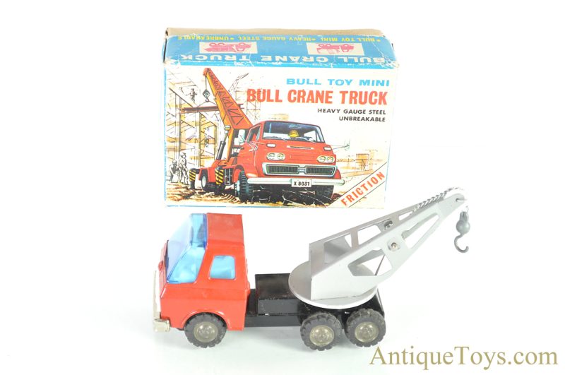 Bullmark Bull Toy Mini Friction Bull Crane Truck in Box <FONT COLOR="ff000 ">*SOLD*</font>