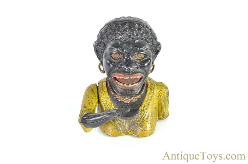 John Harper and Company, Ltd. Cast Iron Mechanical "Dinah" Coin Penny Bank for Sale <FONT COLOR="ff000 ">*SOLD*</font> - Image 2