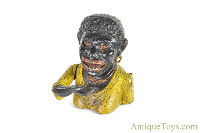 John Harper and Company, Ltd. Cast Iron Mechanical "Dinah" Coin Penny Bank for Sale <FONT COLOR="ff000 ">*SOLD*</font>