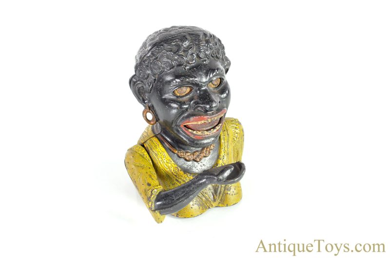 John Harper and Company, Ltd. Cast Iron Mechanical "Dinah" Coin Penny Bank for Sale <FONT COLOR="ff000 ">*SOLD*</font> - Image 3