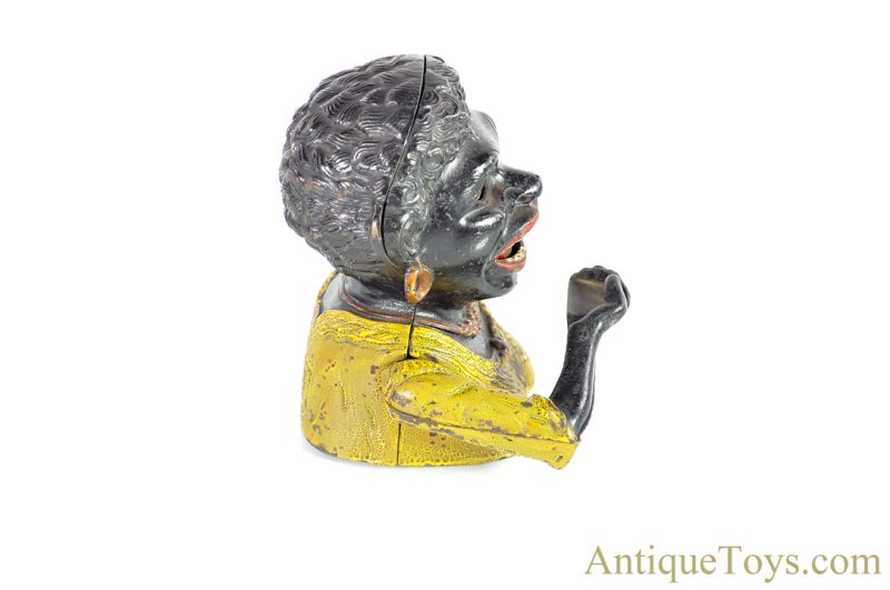 John Harper and Company, Ltd. Cast Iron Mechanical "Dinah" Coin Penny Bank for Sale <FONT COLOR="ff000 ">*SOLD*</font> - Image 4