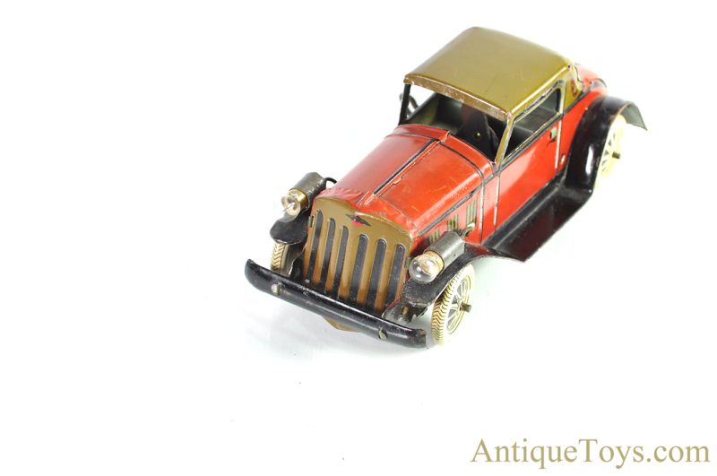 Marx Tin Lithographed Windup Coupe Toy Car <FONT COLOR="ff000 ">*SOLD*</font> - Image 4