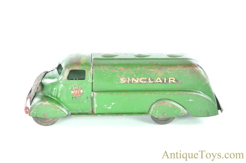 Marx Pressed Steel Sinclair Gasoline Private Label Truck <FONT COLOR="ff000 ">*SOLD*</font> - Image 3