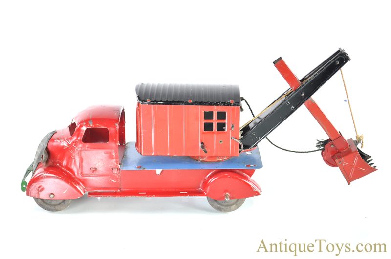Marx Pressed Steel Steam Shovel Truck <FONT COLOR="ff000 ">*SOLD*</font> - Image 2