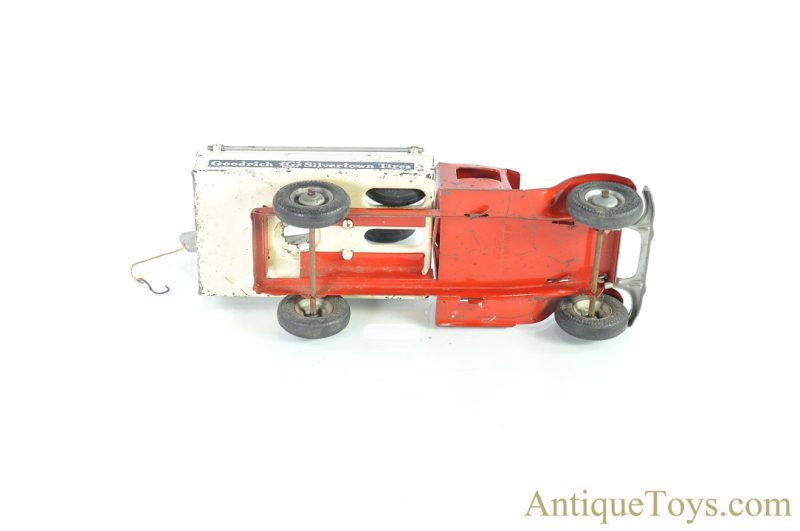 Metalcraft Corp. Pressed Steel Goodrich Silvertown Tires Tow Truck <FONT COLOR="ff000 ">*SOLD*</font> - Image 4