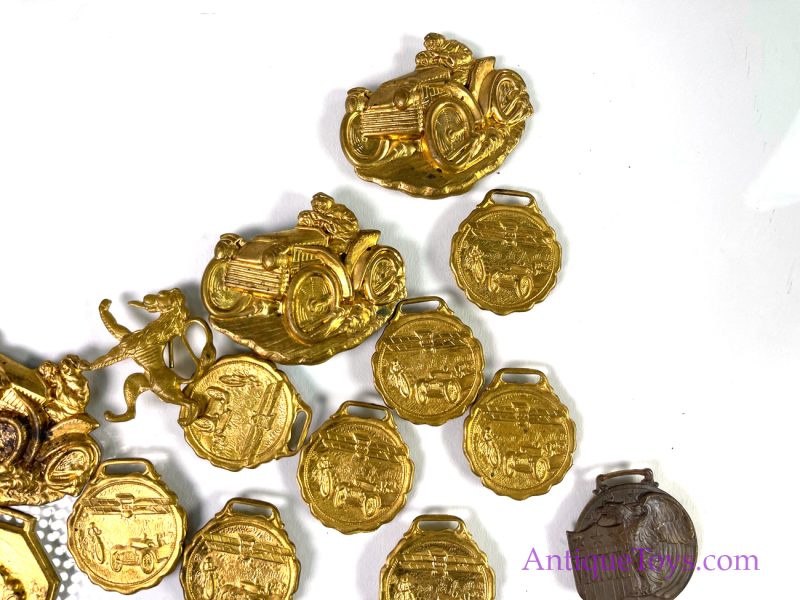 Antique Tin Racing, Train, and Airplane Medals <FONT COLOR="ff000 ">*SOLD*</font> - Image 4