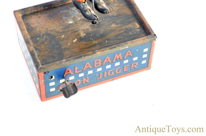 Strauss Mfg. Co. Tin Lithographed Windup “Tombo the Alabama Coon Jigger” Black Americana Toy <FONT COLOR="ff000 ">*SOLD*</font> - Image 8