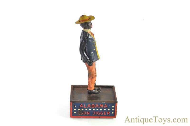 Strauss Mfg. Co. Tin Lithographed Windup “Tombo the Alabama Coon Jigger” Black Americana Toy <FONT COLOR="ff000 ">*SOLD*</font>