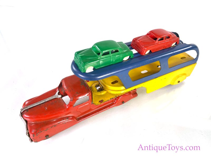 Marx Pressed Steel Car Carrier Truck <FONT COLOR="ff000 ">*SOLD*</font> - Image 9
