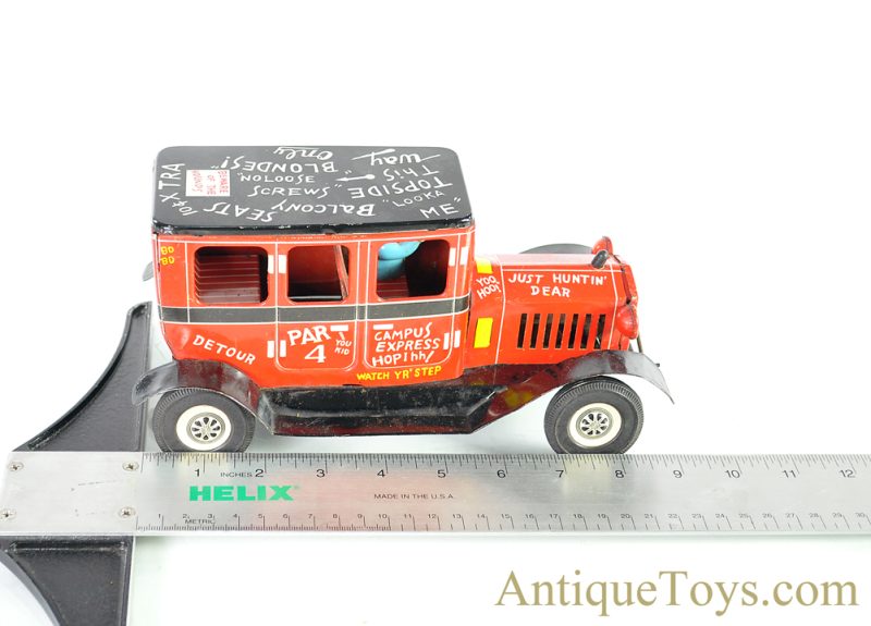 Linemar Marx Red "Friction Old Jalopy" Tin Lithographed Friction Car <FONT COLOR="ff000 ">*SOLD*</font> - Image 8