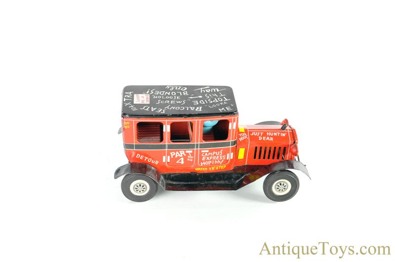 Linemar Marx Red "Friction Old Jalopy" Tin Lithographed Friction Car <FONT COLOR="ff000 ">*SOLD*</font>