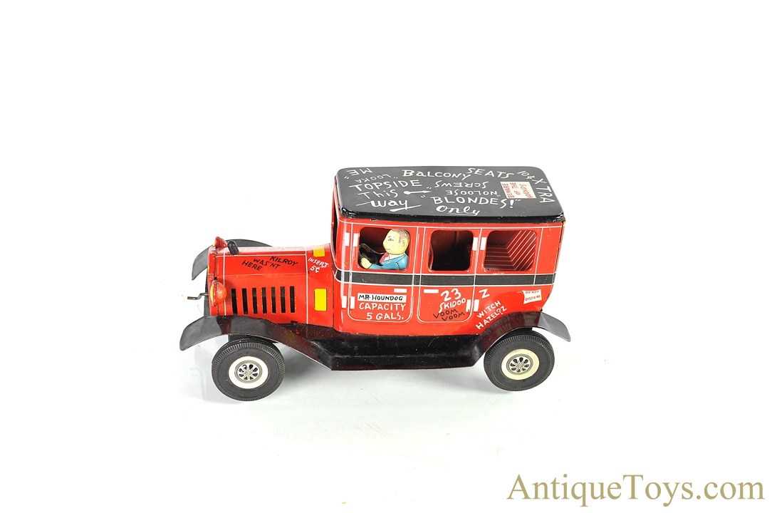 Linemar Marx Red “Friction Old Jalopy” Tin Lithographed
