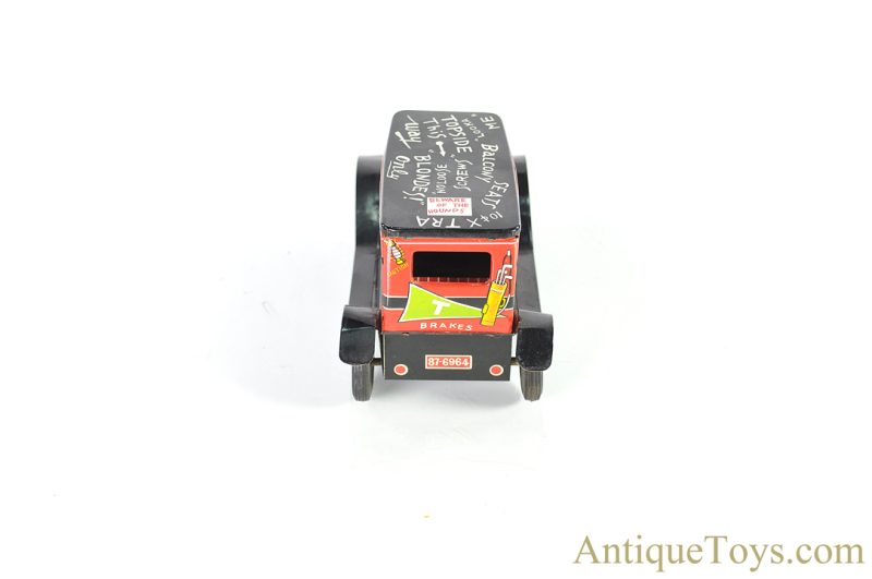 Linemar Marx Red "Friction Old Jalopy" Tin Lithographed Friction Car <FONT COLOR="ff000 ">*SOLD*</font> - Image 4