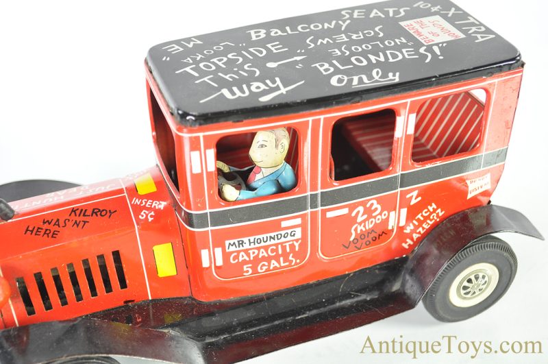 Linemar Marx Red "Friction Old Jalopy" Tin Lithographed Friction Car <FONT COLOR="ff000 ">*SOLD*</font> - Image 6