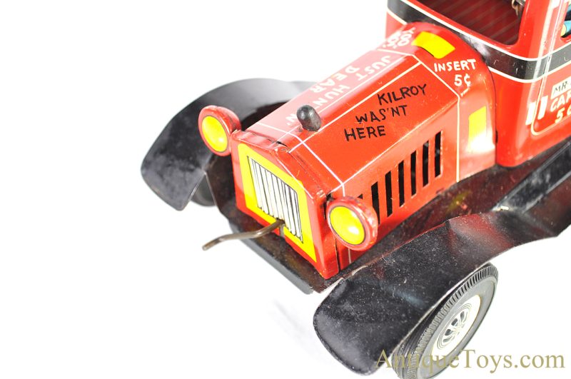 Linemar Marx Red "Friction Old Jalopy" Tin Lithographed Friction Car <FONT COLOR="ff000 ">*SOLD*</font> - Image 7