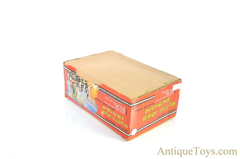 Marx Battery Operated "Nutty Mad Indian with War Whoop" with Box <FONT COLOR="ff000 ">*SOLD*</font> - Image 8