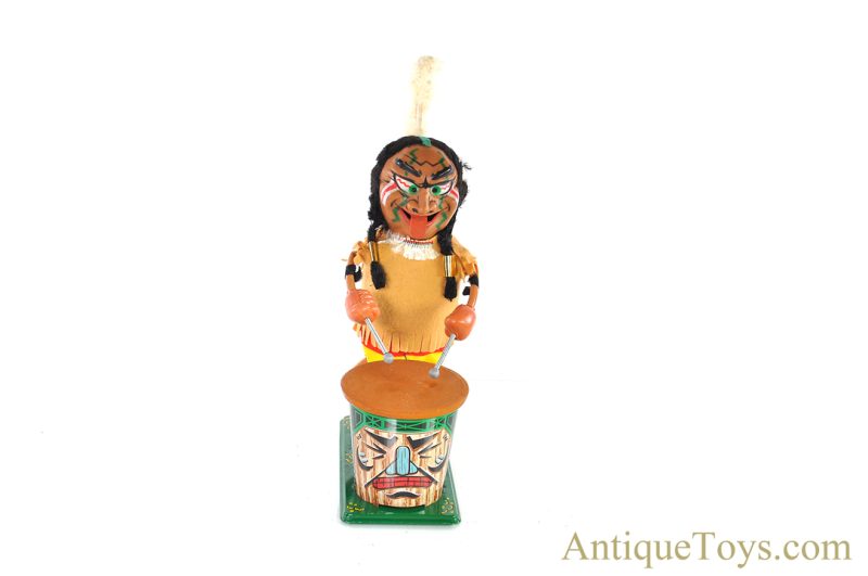 Marx Battery Operated "Nutty Mad Indian with War Whoop" with Box <FONT COLOR="ff000 ">*SOLD*</font> - Image 3