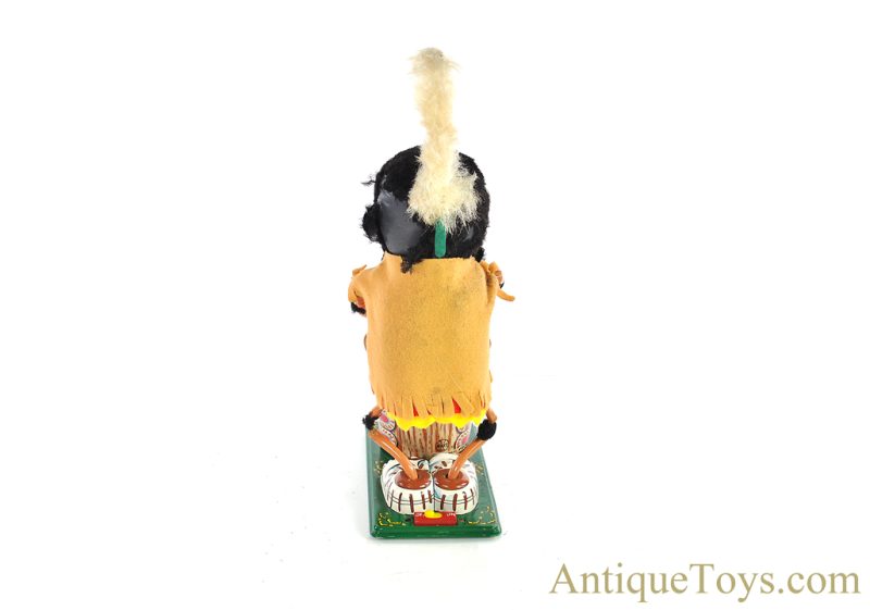 Marx Battery Operated "Nutty Mad Indian with War Whoop" with Box <FONT COLOR="ff000 ">*SOLD*</font> - Image 5
