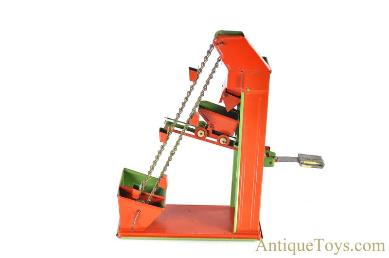 Wolverine Supply & Mfg. Co. Tin Sand Bucket Elevator Sand Toy <FONT COLOR="ff000 ">*SOLD*</font> - Image 2
